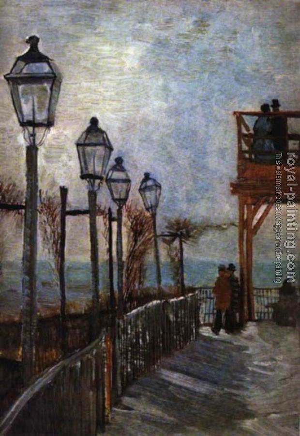 Vincent Van Gogh : Montmartre Near the Upper Mill